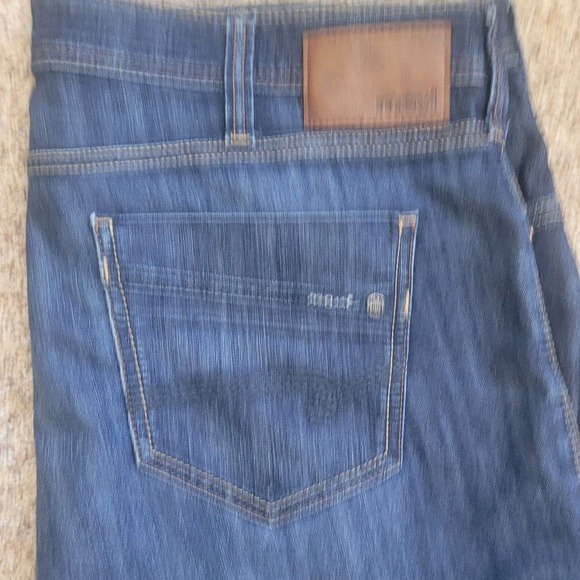 Mavi Zach Jeans Straight Leg Dark Wash Denim Modern Stretch Mens Size 40x32 - Picture 2 of 12